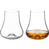 DIAMANTE Coppia di bicchieri da degustazione di rum e whisky, collezione Auris, cristallo non decorato, confezione regalo di 2 bicchieri da naso