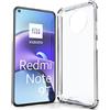 N NEWTOP Cover Compatibile con Xiaomi Redmi Note 9T, Posteriore Semi Rigida TPU Hard Clear Anti-Shock Custodia Retro Protettiva Trasparente Angoli Rinforzati