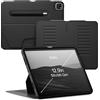 ZUGU CASE ZUGU Custodia per iPad Pro 12.9 2022/2021 6a / 5a Generazione, Cover Protettiva Sottile con 10 Angoli Regolabili Magnetico, Ricarica di Apple Pencil, Auto Svegliati/Sonno [ Nero ]