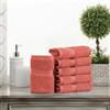 Superior Set di 6 asciugamani per il viso in pile di cotone egiziano, ultra morbidi e lussuosi, essenziali in peluche spesso, assorbenti e pesanti, per bagno degli ospiti, hotel, spa, bagno di casa,