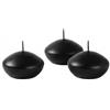 Cereria Di Giorgio - 20 Candele Galleggianti - Ø 4.5 cm h. 2.7 cm - Nero