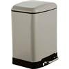 Spizzico Home PATTUMIERA A PEDALE DA 6LT - 1 Pezzo - Bianco