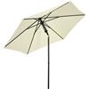 Outsunny Ombrellone da Giardino in Poliestere e Metallo con Tettuccio Inclinabile a 45°, Ø262x243 cm|Aosom
