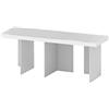 Tojo - Modulo di montaggio piccolo | scaffale espandibile | Libreria autoportante | MDF rivestito bianco, angolo in alluminio | 80 x 28 x 26 cm