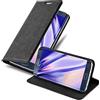Cadorabo Custodia Libro per Samsung Galaxy S7 EDGE in NERO DI NOTTE - con Vani di Carte, Funzione Stand e Chiusura Magnetica - Portafoglio Cover Case Wallet Book Etui Protezione
