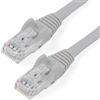 StarTech.com Cavo Ethernet CAT6 3m, Cavo di rete CAT 6 Gigabit grigio, 650MHz 100W PoE RJ45 UTP, Cavo patch/Network Snagless, Testato individualmente/Certificato UL/TIA (N6PATC3MGR)
