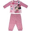 NADA HOME Pigiama Neonato Disney Minnie Baby Maniche Lunghe in Caldo Cotone Bambina 3440