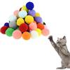Vebetter Giocattoli Per Gatti, 10 Pezzi Morbide pallina Per Gattini e Gatti Da 5cm, Grandi Palline Interattive Palla Da Allenamento Per Animali Domestici.