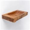 VITRA Top lavabo d'appoggio 70x40 cm in teak - Adant