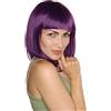 Prettyland viola porpora Donna Parrucca per tutti i giorni Opaca naturale corta Bob lunghezza media Sailor Moon Saturn C381
