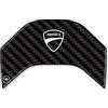 labelbike - Adesivo 3D Moto Zona Chiave Accensione Protezione e Decorazione in Resina compatibile con Motos Ducati Hypermotard 950 2019-2024 Colore Carbonio
