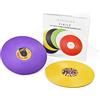Munus International Foodesign Vinile, Set di due sottopiatti, Giallo e Viola