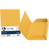 FAVINI 25 cartelline 3 lembi LUCE 200gr 24,5x34,5cm giallo oro FAVINI