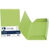 FAVINI 25 cartelline 3 lembi LUCE 200gr 24,5x34,5cm pistacchio FAVINI