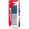 Uni-Ball Penna rollerball UB-188-L Air, inchiostro blu Uni-ball Super Ink, a prova di manomissione, pennino per penna stilografica, confezione da 3 pezzi