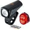 SIGMA - BUSTER 150 FL o BUSTER 150 FL e NUGGET II FLASH | luce per bicicletta a LED da 150 lumen | luce frontale ricaricabile con cinque modalità di illuminazione | facile installazione