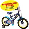 Volare Bambino, Bicicletta 14 Pollici Premium, Licenza Paw Patrol, Rosso, Media