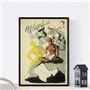 Nacnic Vintage Poster Vintage Poster Asia. Ghandi in India. formato A4