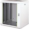 DIGITUS Armadio di rete - Rack 19 pollici - 12U - Montaggio a parete - Profondità 450 mm - Carico 100 kg - Serie Unique - Grigio