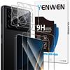 Yenwen Vetro Temperato Compatibile con Xiaomi Mi POCO X6 Pro 5G, 2 Pezzi Vetro Temperato Pellicola Protettiva + 2 Pezzi Pellicola Fotocamera, Antigraffio, Durezza 9H, Senza Bolle