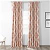 HPD Half Price Drapes Tende oscuranti stampate, 127 x 213 cm (1 pannello), BOCH-KC27-84, henné