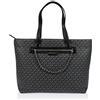 Michael Kors Elliot LG TZ Tote, Borsa Donna, Blk/OPTICWHT, Unica