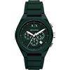 Armani Exchange Cronografo da uomo in nylon verde, AX4163