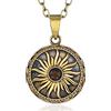 EUDORA Harmony Ball Collana Chiama Angeli Gravidanza Ciondolo Messicano Sfera con Ciondolo Campana per Regalo Originale Madre Donna, Catena da 76 cm + 114 cm