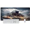 ITBT World of Tanks Tappetino Mouse Gaming, Grande Anime Mouse Pad XXL 900x400mm Confortevole, Lavabile, 3mm Antiscivolo Tappetino Scrivania Supporto per Ufficio Computer, Adatto per computer e PC, D