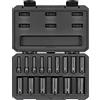 TEKTON Set di chiavi a bussola a percussione a 12 punte da 3/8, 15 pezzi (1/4-1) | SID91305