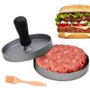 AOMiGT Pressa per Hamburger, Pressa per Hamburger in Alluminio, Rotondi Stampo per Hamburger, Stampo per Hamburger Antiaderente, Pressa per Hamburger Regolabile per Hamburger,Adatto per Patty, Cucina e BBQ