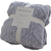 HUIEYE Coperta in Pile, Coperta in Velluto Taffetà,Morbida e Calda Coperta Neonato,In Velluto Corallo per Quattro Stagioni e Coperte da Letto, per Culla e Letto e Divano,70x100cm(Grigio Blu)
