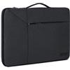 NUBILY Borsa Porta PC 15,6 Pollici Custodia PC Impermeabile Antiurto Borsa Custodia per Laptop Notebook Ultrabook MacBook 15-15,6 Pollici Nero