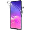 COPHONE Custodia per Samsung Galaxy S10 LITE 360°Full Body Cover Trasparente Silicone Case Molle di TPU Trasparente Sottile Protezione per Galaxy S10 LITE