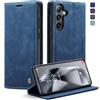 KZB Cover Libro per Samsung Galaxy S24 5G, Portafoglio Magnetica in Pelle