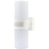 EL-HOME ‎Lampada per facciate a LED ML-30B7 con sensore di movimento 12 m / 180° PIR, 20W, 1900lm, sensore crepuscolare, IP65 - per uso esterno, applique - bianco
