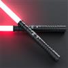 Hlieeosfcn Spada laser 2 pezzi spada laser per bambini e adulti 2 in 1 RGB 15 colore USB ricaricabile manico in metallo nero spada adatta per Halloween Natale cosplay