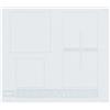 HOTPOINT Piano Cottura HB 8460B NE / W a Induzione 4 Zone Cottura da 59 cm Colore Bianco