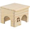 Trixie - Casa in Legno per criceti, 15 x 12 x 15 cm