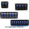 FORNAUTICA PANNELLO QUADRO ELETTRICO CON 8 INTERRUTTORI STAGNI A BASCULA E SPIA DOPPIO LED