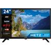 Metz Smart TV 24 Pollici HD Ready Display LED Sistema Google TV colore Nero - 24MTC6020Z