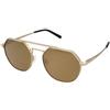 Serengeti Shelby SS533003 | Occhiali da Sole Graduati o Non Graduati | Prova Online | Unisex | Metallo | Tondi | Oro | Adrialenti
