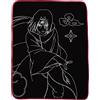 Franco Collectibles Naruto Itachi - Copriletto super morbido in micro raschel, 116,8 x 152,4 cm, prodotto con licenza ufficiale)