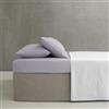 Catherine Lansfield Easy Iron - Lenzuolo con angoli per letto matrimoniale, in percalle pettinato, colore: lilla