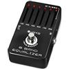 JOYO Equalizzatore per chitarra elettrica a pedale EQ a 6 bande (100Hz 200Hz 400Hz 800Hz 1.6kHz 3.2kHz) Fornisce ± 18 dB per ciascuna banda (JF-11)