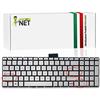 NewNet Keyboards - Tastiera Italiana Compatibile con Notebook HP Pavilion 15-bs004nl 15-bs005nl 15-bs008nl 15-bs009nl 15-bs010nl 15-bs011nl 15-bs012nl Argento