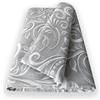 Home Tresor - Telo Arredo Copritutto, Granfoulard Copridivano, Arredatutto Telo Divano Grande 2 e 3 Posti, Copriletto Estivo Fantasia Arabesco (Singolo 170x280 cm, Grigio)