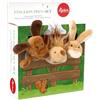 sigikid 43015 - Set di bambole, marrone/beige/giardino