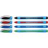Schneider - Penna a sfera Slider Memo XB, con cappuccio, 4 pezzi, colori assortiti