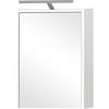 Schildmeyer Carlos - Armadietto a specchio, materiale a base di legno, 43,5 cm, bianco